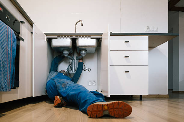 Professional Drain Cleaning technician working in Grubville, MO